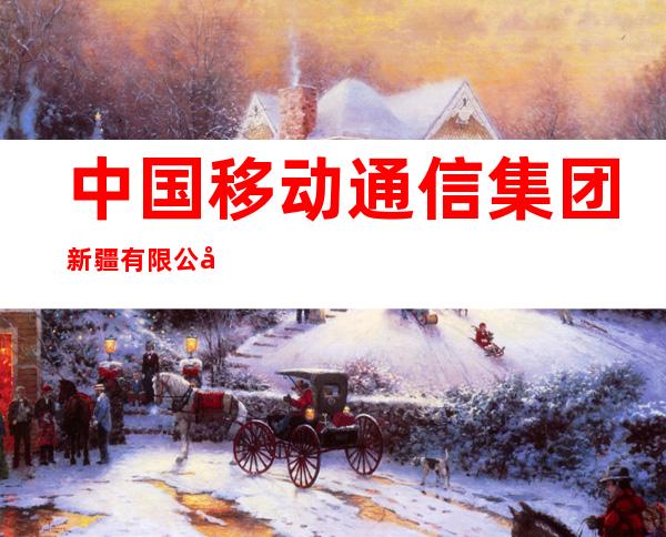 中国移动通信集团新疆有限公司柯坪县分公司