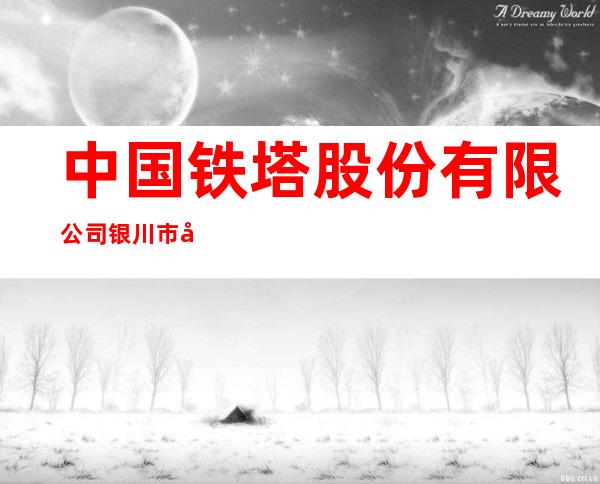 中国铁塔股份有限公司银川市分公司