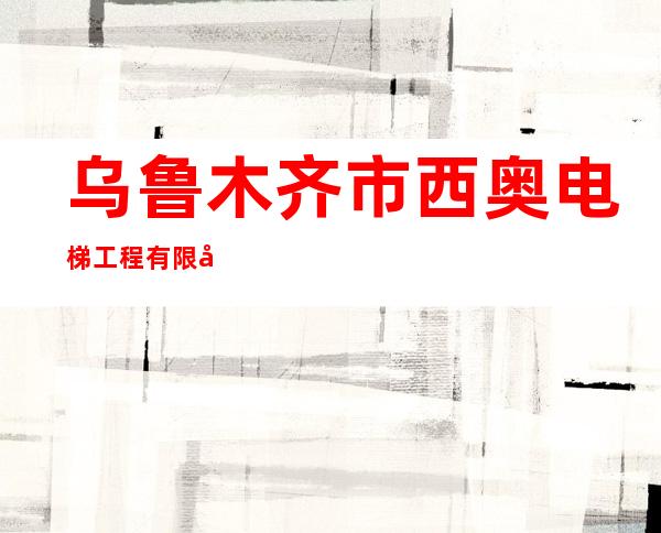 乌鲁木齐市西奥电梯工程有限公司