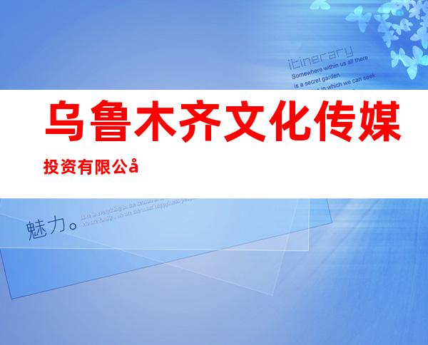 乌鲁木齐文化传媒投资有限公司