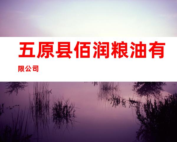 五原县佰润粮油有限公司