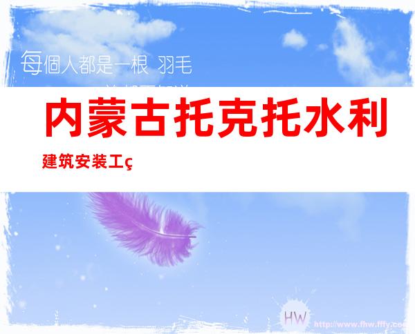 内蒙古托克托水利建筑安装工程有限责任公司