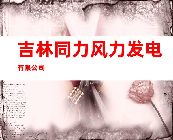 吉林同力风力发电有限公司