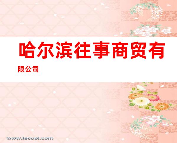 哈尔滨往事商贸有限公司