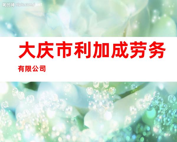 大庆市利加成劳务有限公司