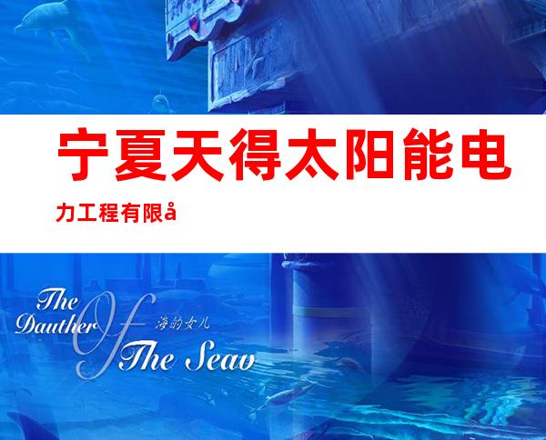 宁夏天得太阳能电力工程有限公司