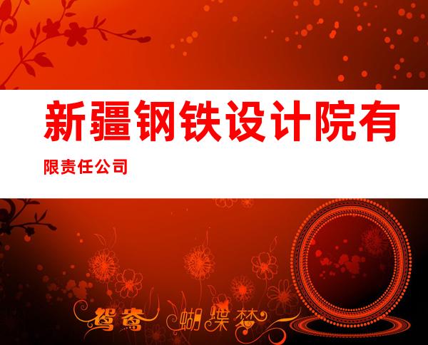 新疆钢铁设计院有限责任公司