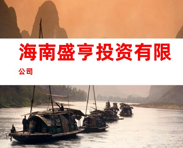 海南盛亨投资有限公司