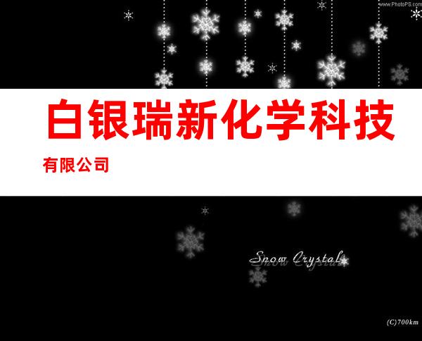 白银瑞新化学科技有限公司