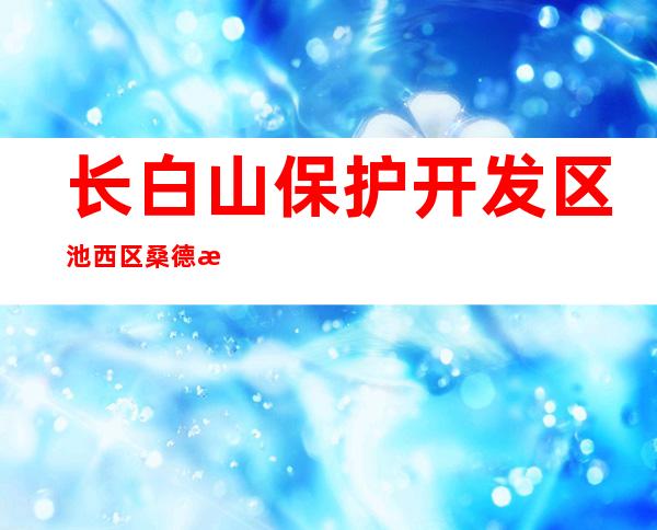 长白山保护开发区池西区桑德污水处理有限公司