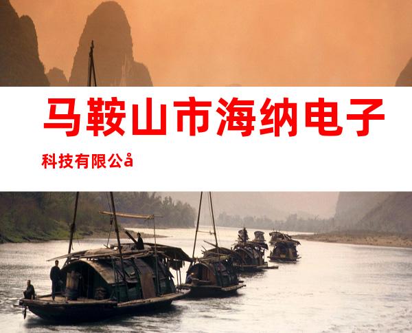 马鞍山市海纳电子科技有限公司