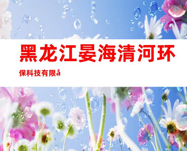 黑龙江晏海清河环保科技有限公司